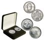 Booker T Washington & George W Carver Silver Commemorative Half Dollar Collection (1946-54)