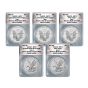 2021 American Silver Eagle Complete  Supplemental/Emergency MS70 Type Set
