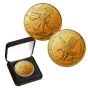 2024 American Silver Eagle 24k Gold Layered 