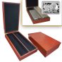 Wood Display Box for 40 Silver 2 oz Coin bars