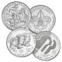 Boy Scout and Girl Scout BU Silver Dollar