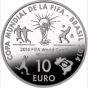 2013 Spanish 10 Euro World Cup Silver Proof Coin