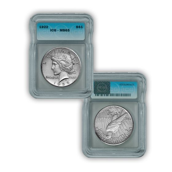 1922-P Peace Dollar MS65 1