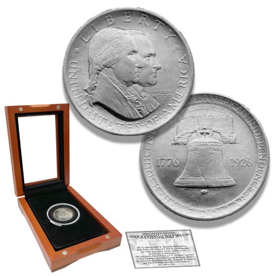 1926 Sesquicentennial American Independence Silver Commemorative Half Dollar Coin 1