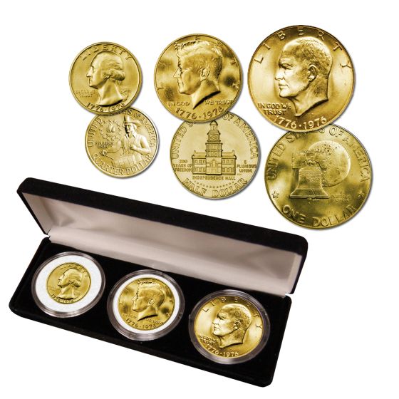 1976 BiCentennial 24k Gold Layerd Collection 1