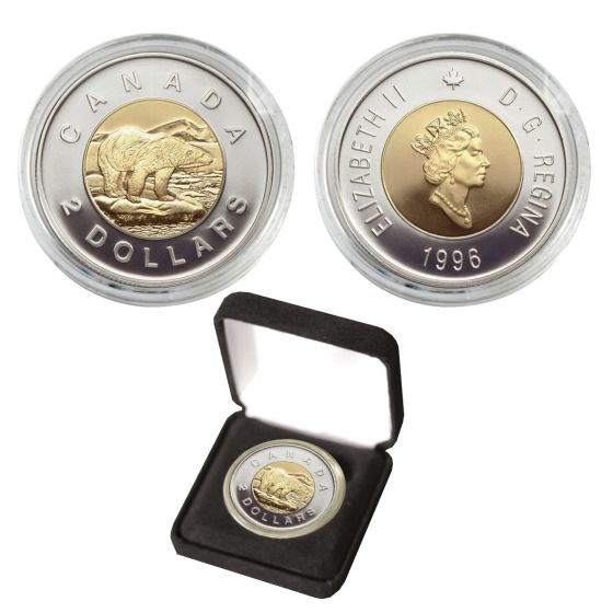Canadian Bimetallic Toonie First Year of Issue 1