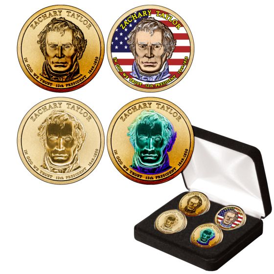 Presidential Dollar Enhanced Type Set-Zachary Taylor 1