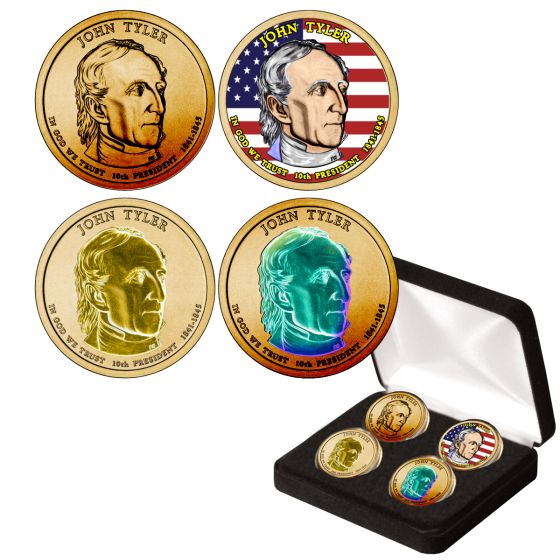 Presidential Dollar Enhanced Type Set-John Tyler 1
