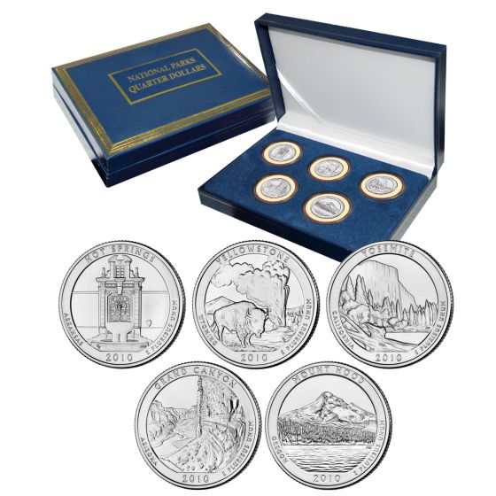 National Park Quarter Sets - Uncirculated-2010 1