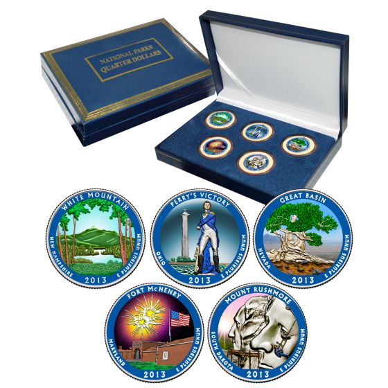 National Park Quarter Sets - Colorized-2013 1