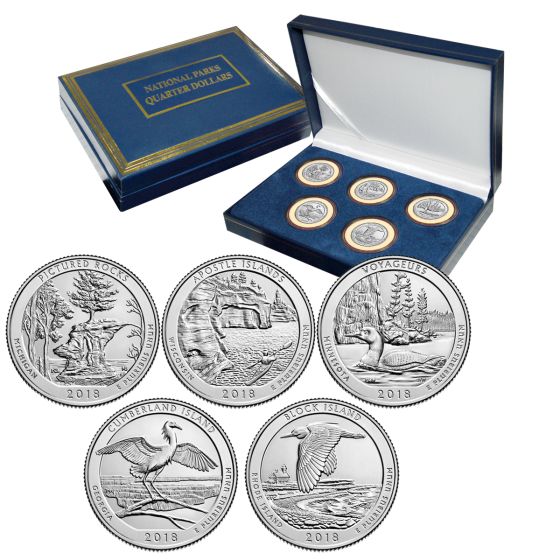 National Park Quarter Sets - Uncirculated-2018 1
