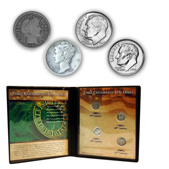US Dimes - 3 Century Set 1
