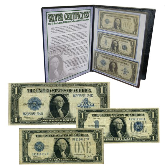 Silver Certificate Type Set (1923,28 & 34) 2