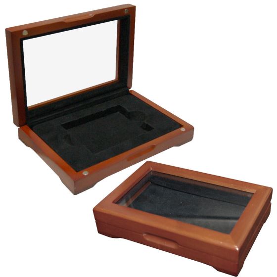 Single Slab Coin Box with Display Window  (slight aesthetic defect) 1