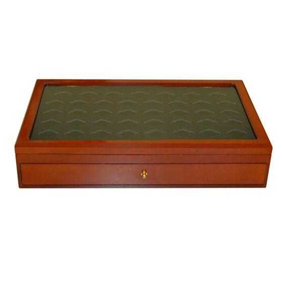 Oak Display Box for presidential dollars Rolls (slight aesthetic defect) 1