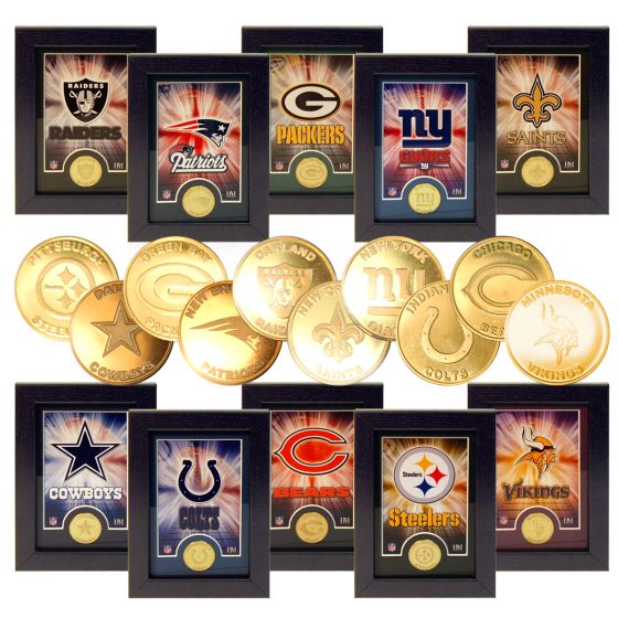 NFL Framed Official Team Medallion 1