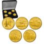 State Quarters 24 Karat Gold Plated Sets-2001