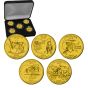 State Quarters 24 Karat Gold Plated Sets-2002