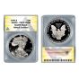 1991-S American Silver Proof Eagle 1oz coin PR70