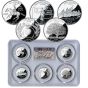 State Proof Quarters Complete set 1999-2008 PR 69 DCAM - PCGS Flag Label  - Mint Director Signature