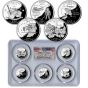 State Proof Quarters Complete set 1999-2008 PR 69 DCAM - PCGS Flag Label  - Mint Director Signature