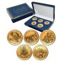 National Park Quarter Sets - Gold Plated-2012