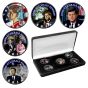 50th Anniversary JFK Half Dollar Colorized Set