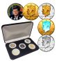 2014 Kennedy Half Dollar Colorized & Enhanced Type Set - 50th Anniversary 