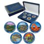 National Park Quarter Sets - Colorized-2014