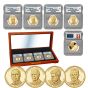 The Presidential Dollar Proof Set ICG PR70-2015