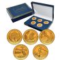 National Park Quarter Sets - Gold Plated-2015