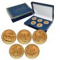 National Park Quarter Sets - Gold Plated-2017