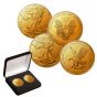 2021 American Silver Eagle Type 1 & Type 2 Gold Layered Set