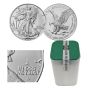 2025 (P) $1 American Silver Eagle with Eagle Privy BU Coin - Open Roll of 20