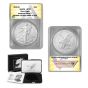 2025-W Burnished Uncirculated American Silver Eagle Coin SP70 - Initial Release