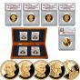 The Presidential Dollar Proof Set ANACS PR70