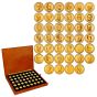 Presidential Dollar BU Collection in Wood Display Box (2007-2020)