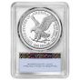 2025-S American Silver Eagle Proof $1 Navy Privy PCGS PR70DCAM FS Flag Label