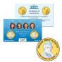 24k Gold Hologram P & D Presidential Dollar Sets-Harrison
