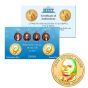 24k Gold Hologram P & D Presidential Dollar Sets-John Q. Adams
