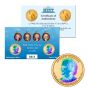 24k Gold Hologram P & D Presidential Dollar Sets-Johnson
