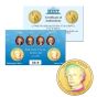 24k Gold Hologram P & D Presidential Dollar Sets-Pierce