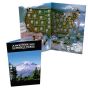 Complete 56 State and Territory Quarter Collection Gold Plated in Folder Map