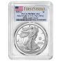 2025-S American Silver Eagle Proof $1 Navy Privy PCGS PR70DCAM FS Flag Label