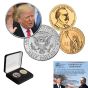 The non-consecutive term Presidential 2 Coin Set (Trump- Cleveland)
