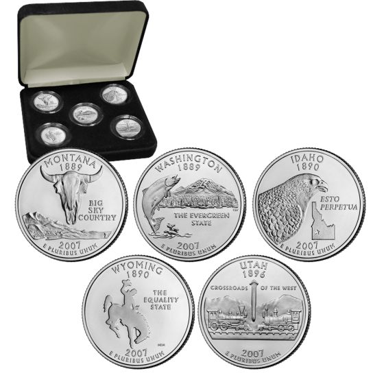 Uncirculated State Quarter Sets-2007 1