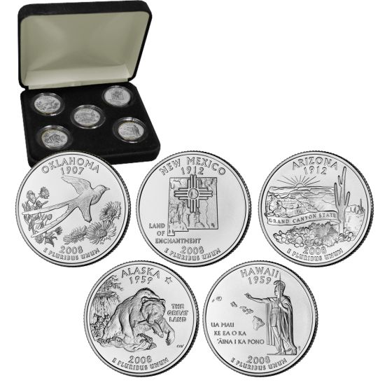 Uncirculated State Quarter Sets-2008 1