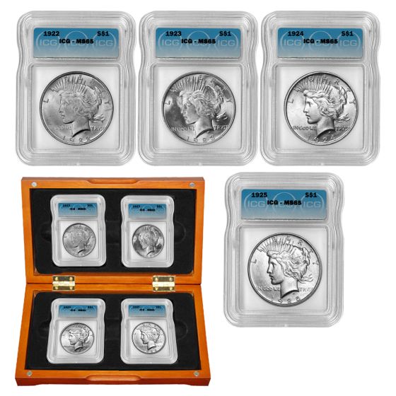 1922-25 Peace Silver Dollar MS65 1