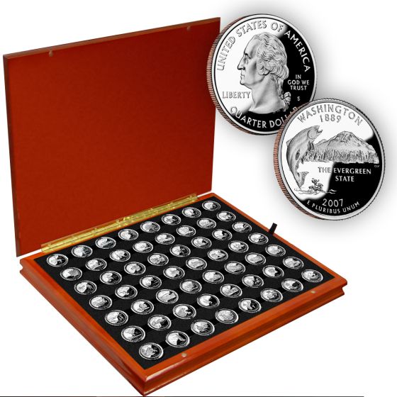 State & Territories Proof Clad Quarter Complete set (1999-2009)  1