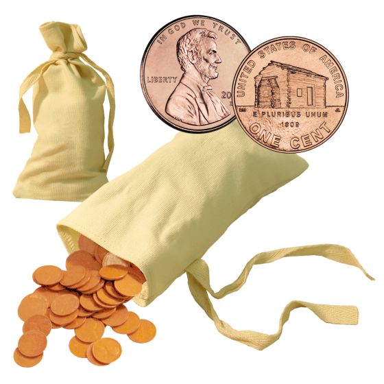 Half Pound of Copper Pennies 1